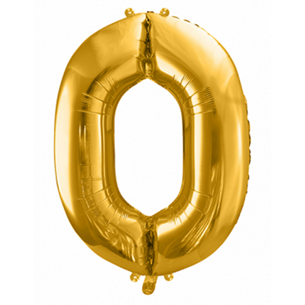 XXL Zahlenballon - Gold |0|